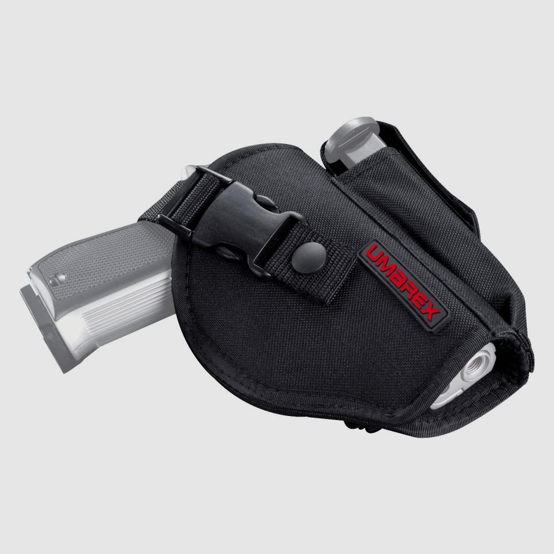 Umarex Gürtelholster Nylon Typ A, für große Pistolen, mit Magazintasche