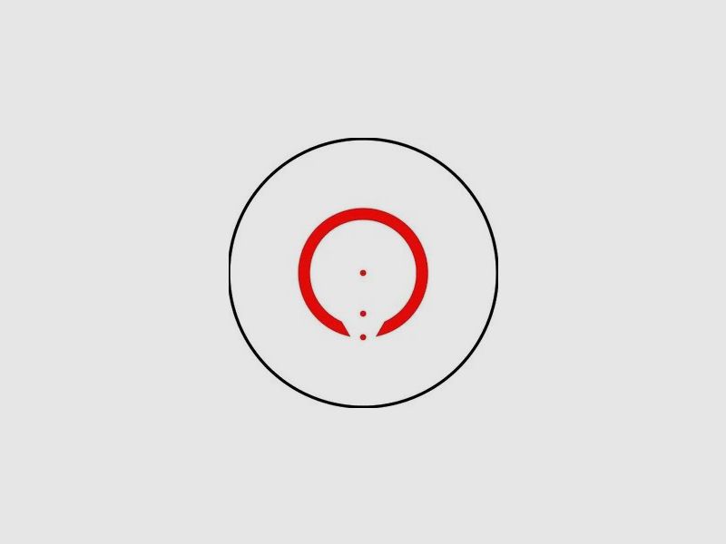 Bushnell AR Zielfernrohr 1-4x24mm mit Leuchtabsehen Trop Zone 300 BDC