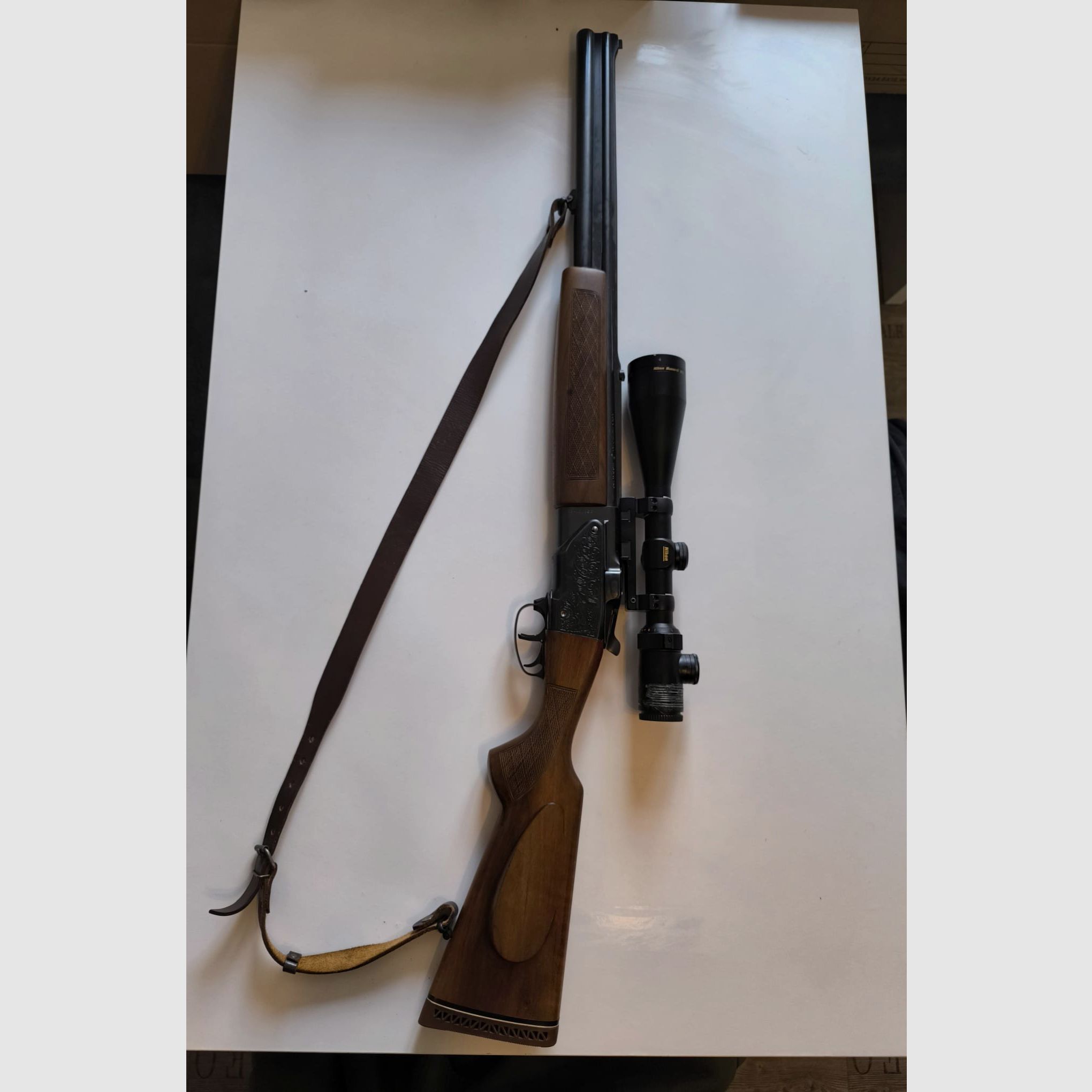 Brünner double-barreled shotgun