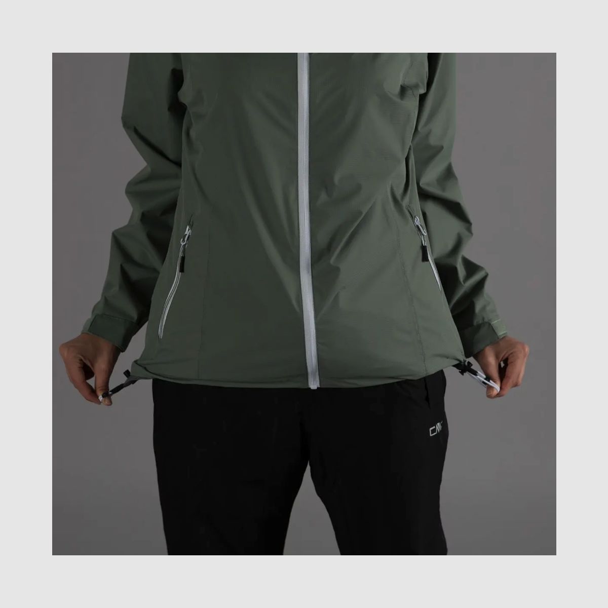CMP Wasserdichte Damenjacke aus Ripstop Salvia