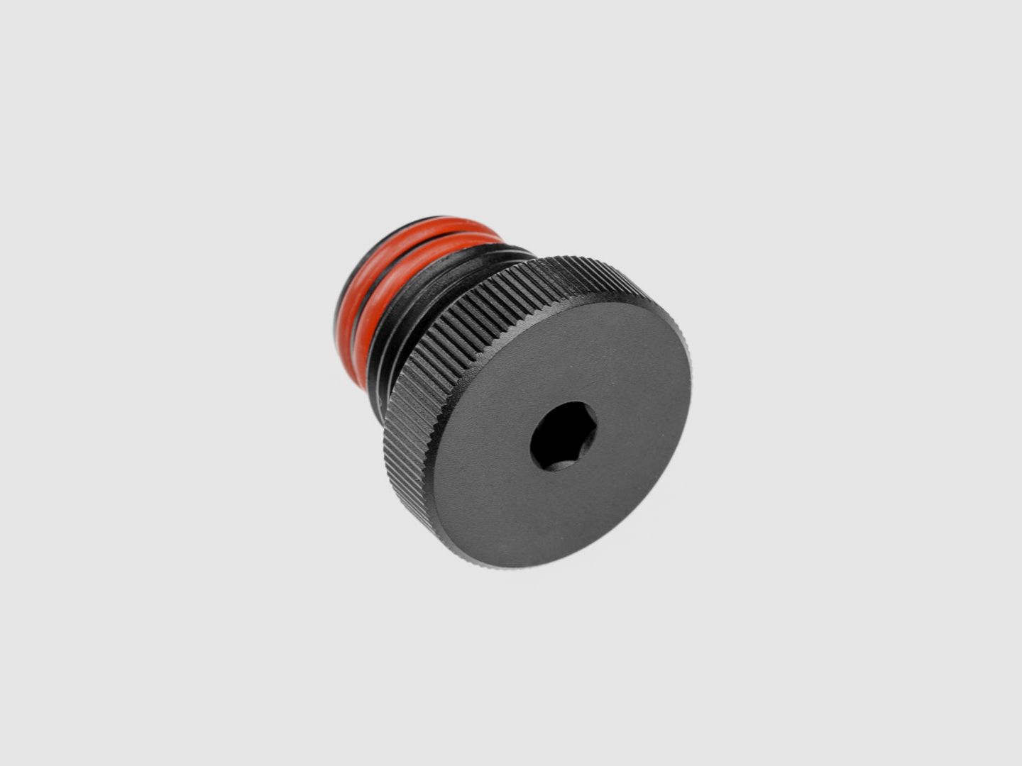 SMALL CO² CAP | FSC / FSC XP / Pistelle X-68 / IntruBuster.68 / Beeman BP50 kompatibel | Aluminium | Schwarz eloxiert