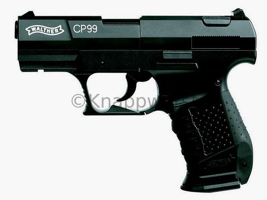 Pistola de aire Umarex Walther CP99 CO2 negra, 3,3 pulgadas, 4,5mm,