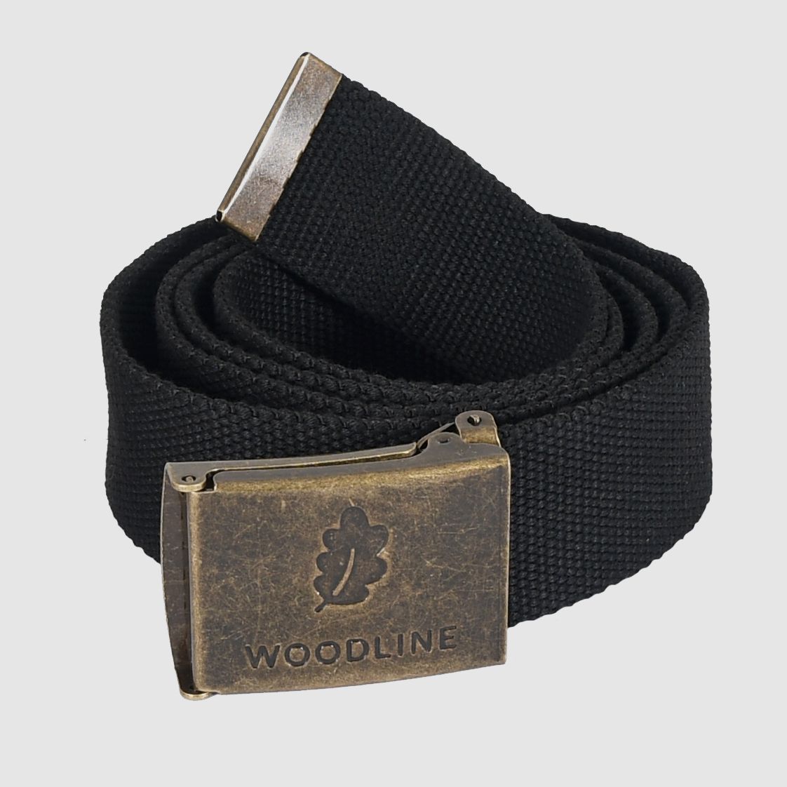 Ceinture en toile Woodline noire