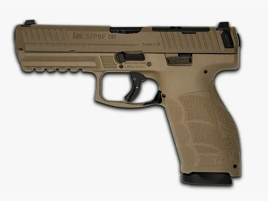 Pistolet HK SFP9F OR A1, EDYCJA SPECJALNA - FDE Optics Ready dostępny od ręki, wysyłka +25€ - RRP: 1091€