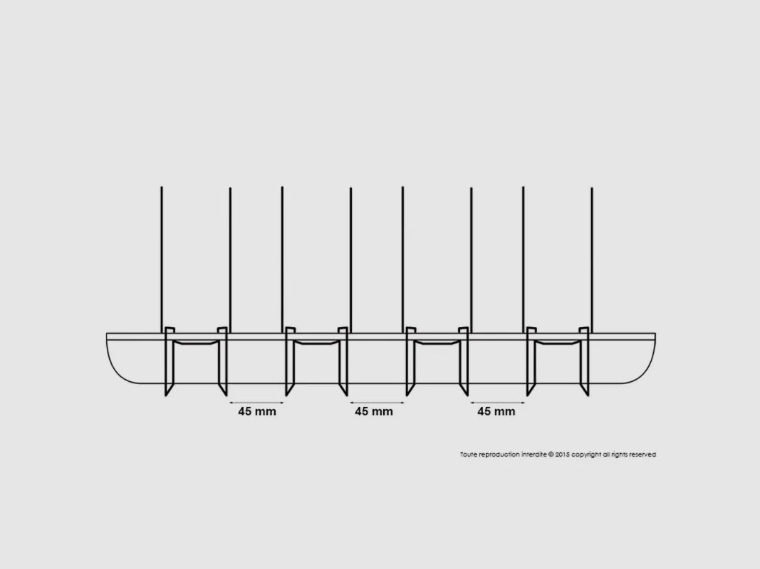 Clip-on pigeon deterrents for gutters – set of 12, image 6 of 9
