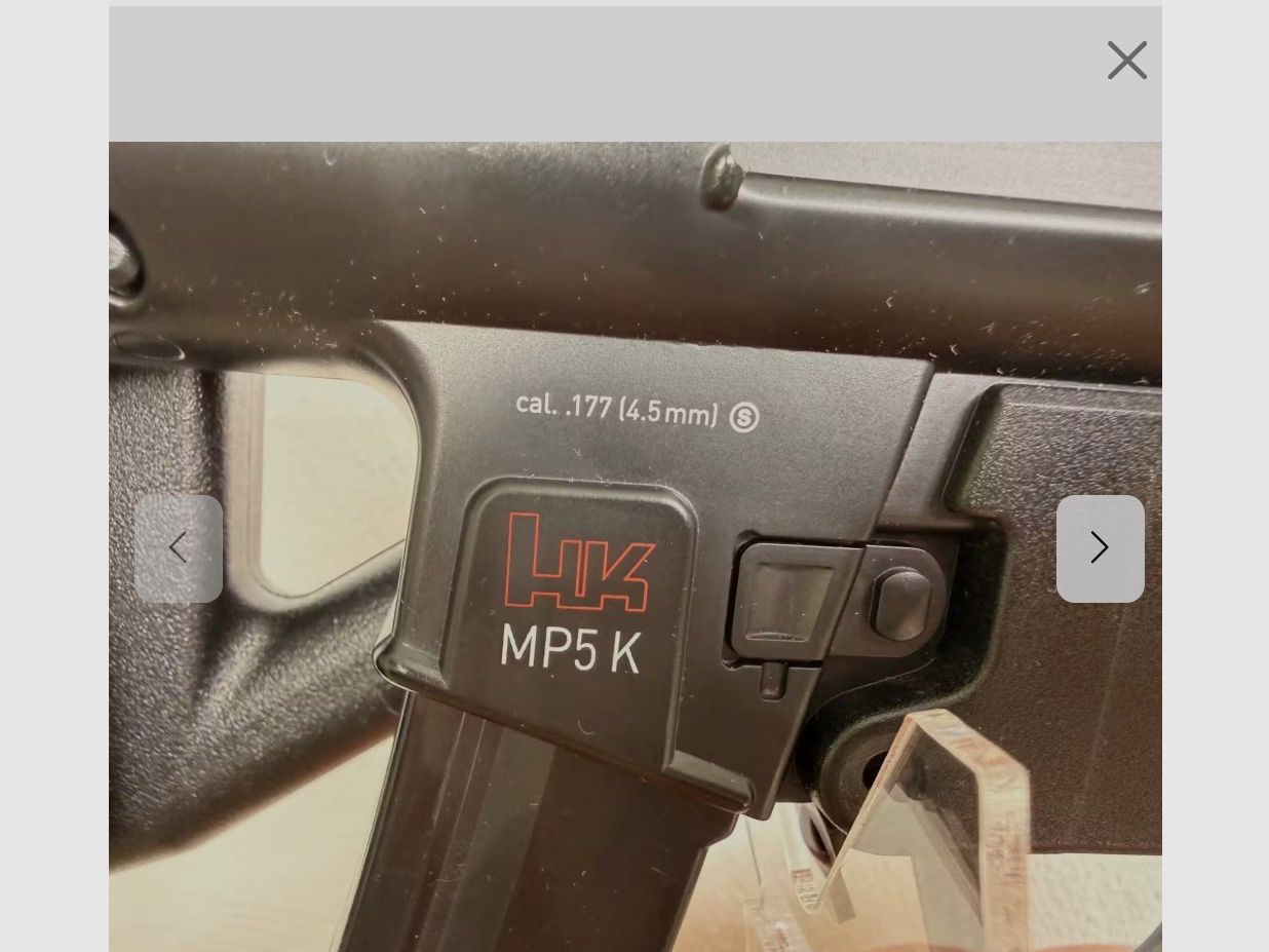 H&K MP5 K-PDW als 4,5 mm Co2 Blowback