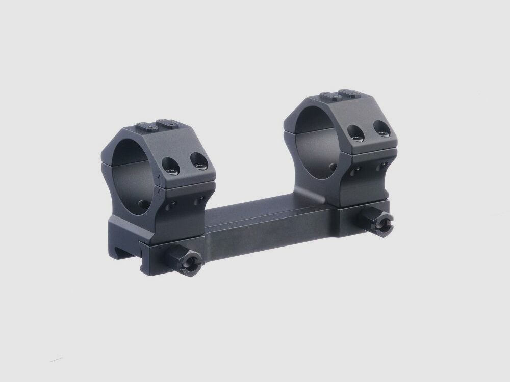 ERATAC Blockmontage Gen.2 - Ø30mm schwarz mit Muttern - BH10 mm