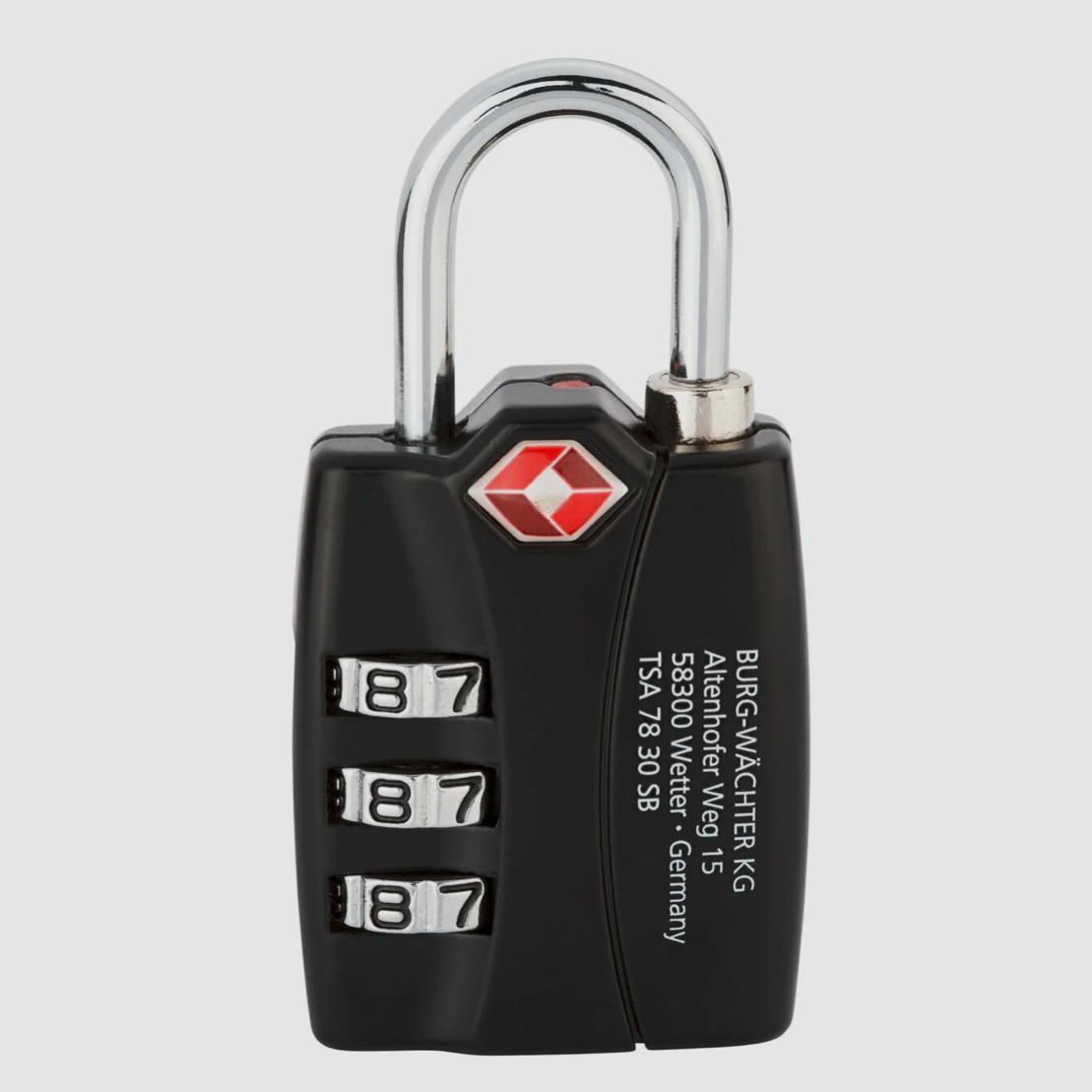 Zamek szyfrowy Burg Wächter TSA 78 30 czarny