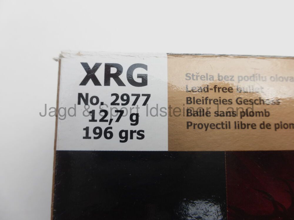 Sellier & Bellot Exergy, XRG,196grs