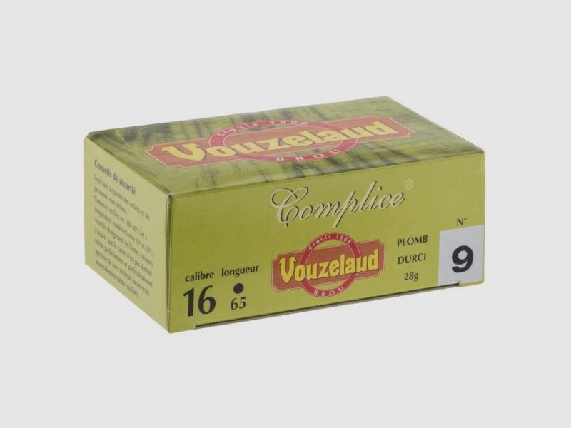 Jachtpatronen Vouzelaud Complice 65 Kaliber 16, afbeelding 1 van 4