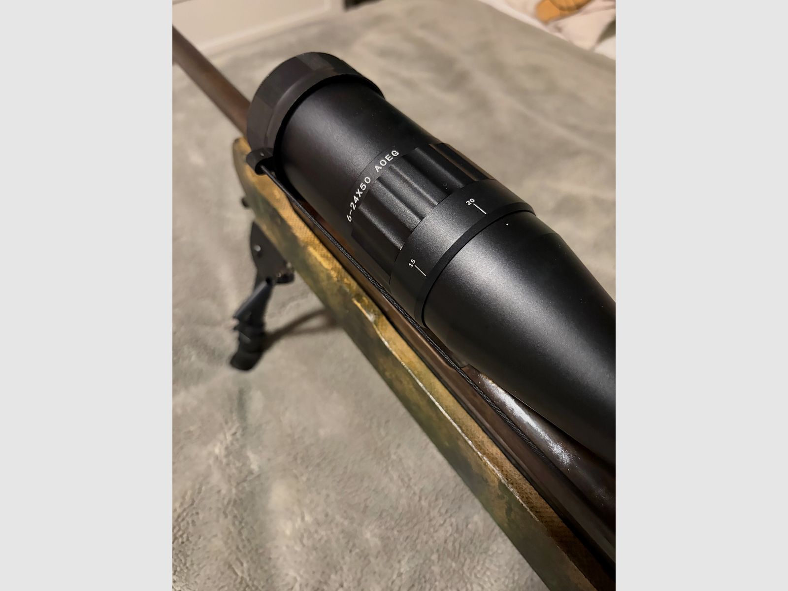 Feinwerkbau 300S 4,5mm mit Zfr 6-24x50 Leuchtabsehen Field Target Umbau Feder und Dichtung neu