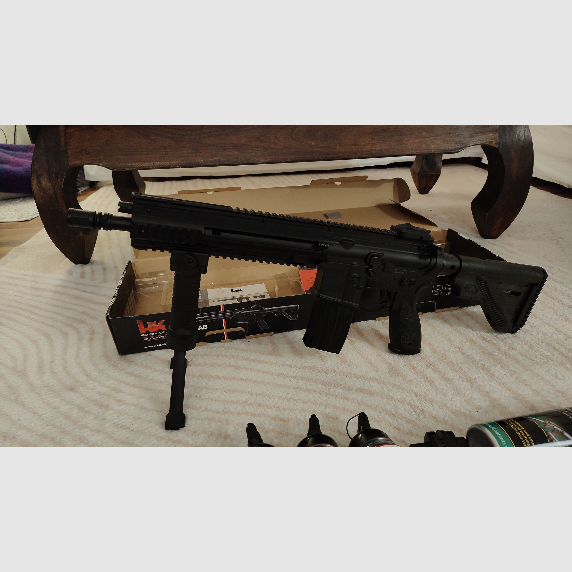 Heckler&Koch HK416 A5 CO2 Kal. 4,5 mm Stahl BB inklusive Zubehör