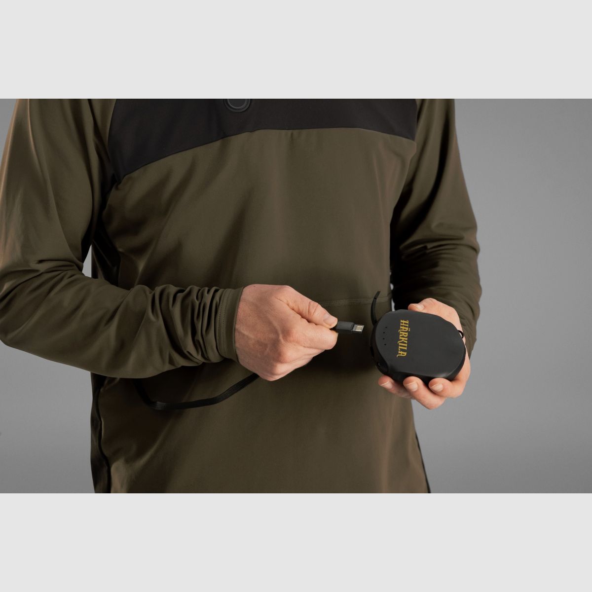 HÄRKILA Heat Thermal Shirt Willow Green/Black