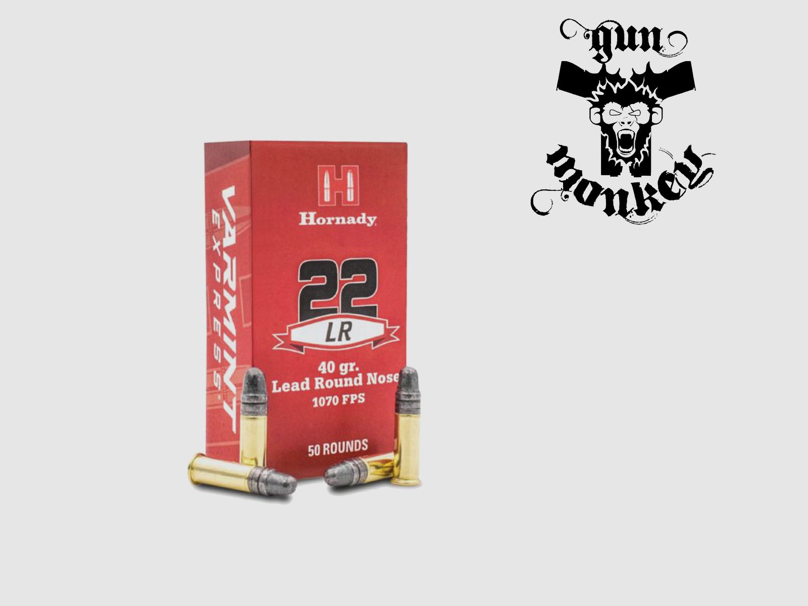 Munición deportiva de percusión anular Hornady LRN 2,59 g/40 gr cal. .22LR (paquete = 50 uds.) (83211)