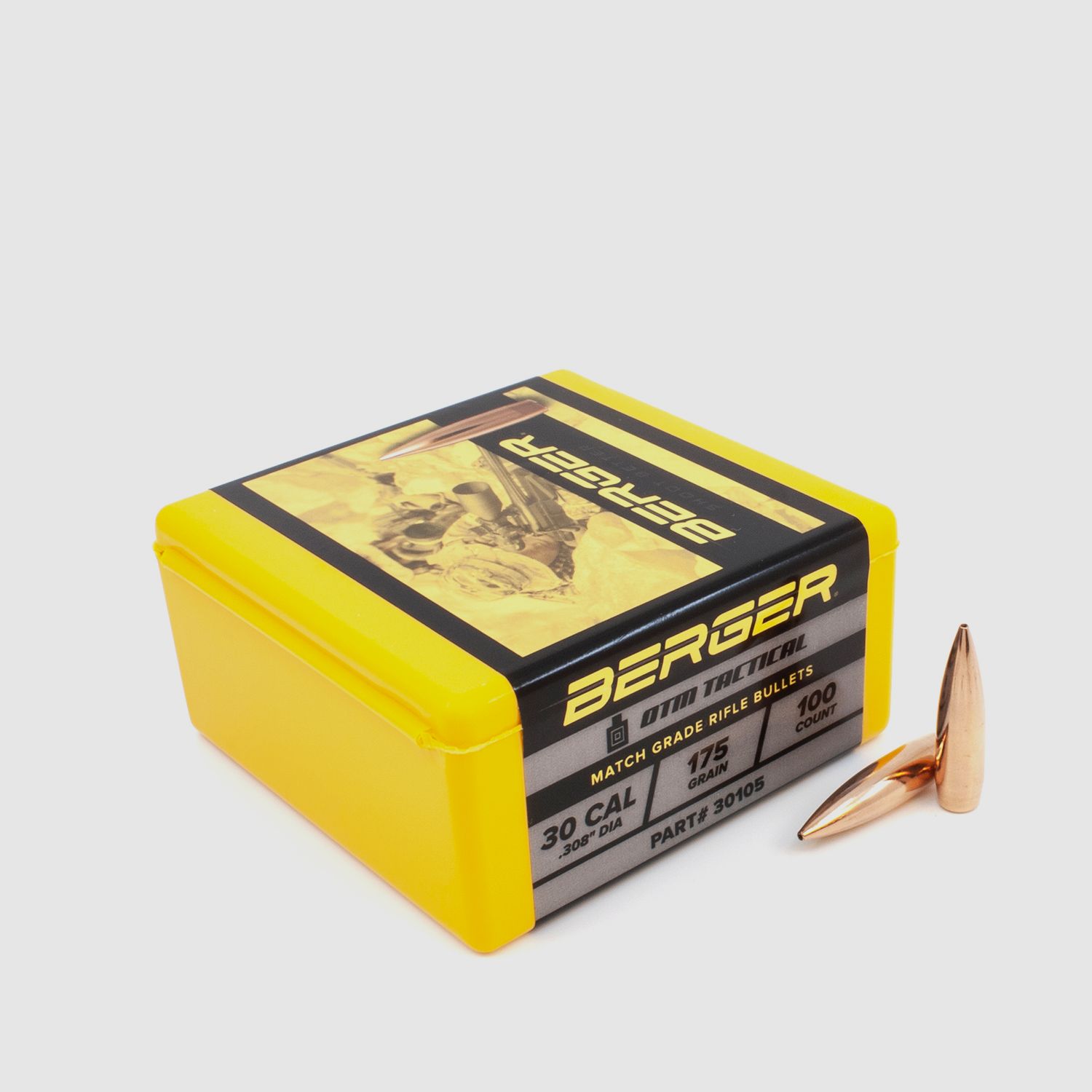Berger Bullet .30 OTM Tactical 175GR 100 Pieces