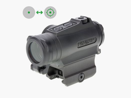Holosun HE515G-T-GR Viseur Reflex avec Réticule Vert : Point 2MOA & Point Circulaire 65MOA