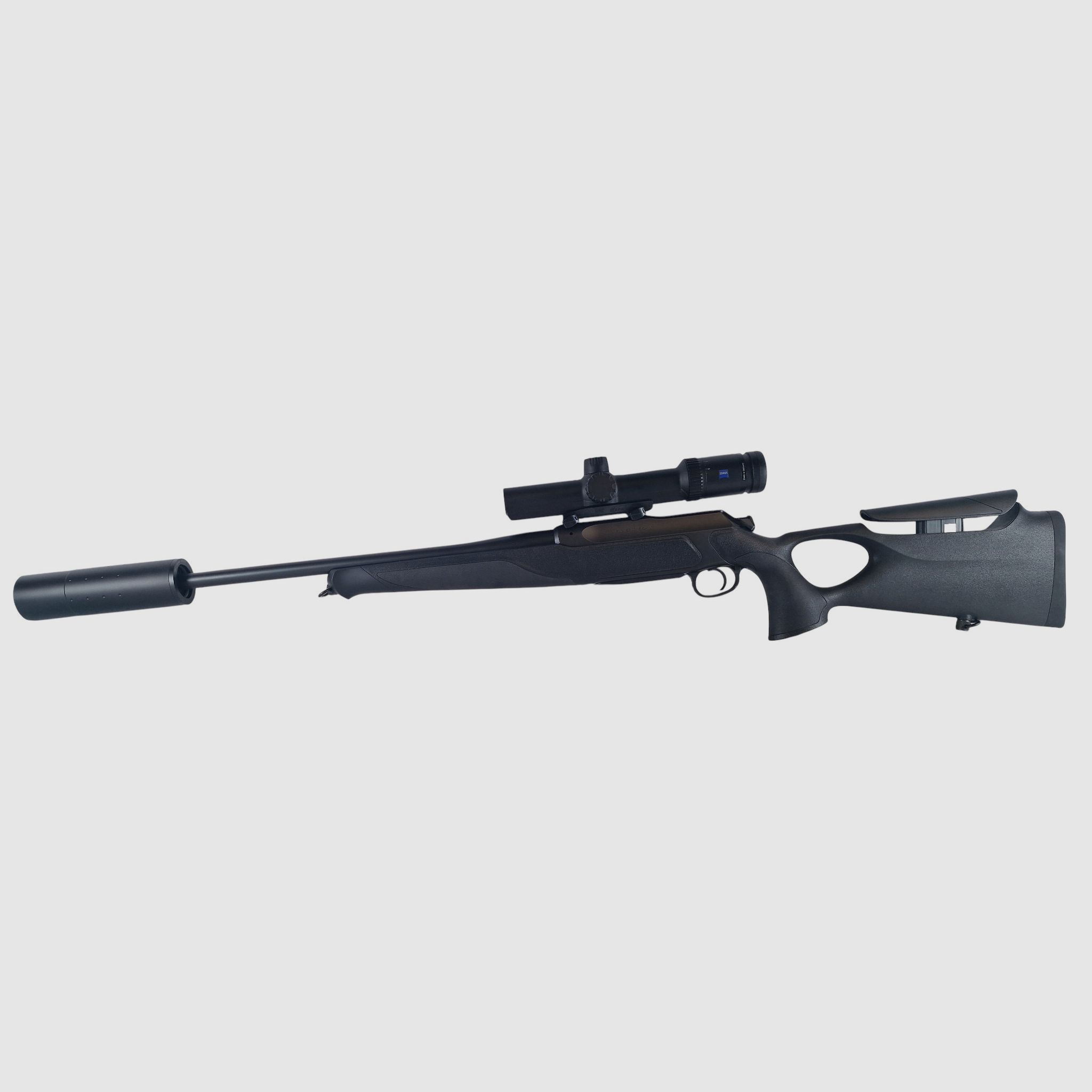 Drückjagd Sauer & Sohn 505 XT Synchro im Kal. 30-06 mit Schalldämpfer und Zeiss V6 1-6x24 sofort verfügbar