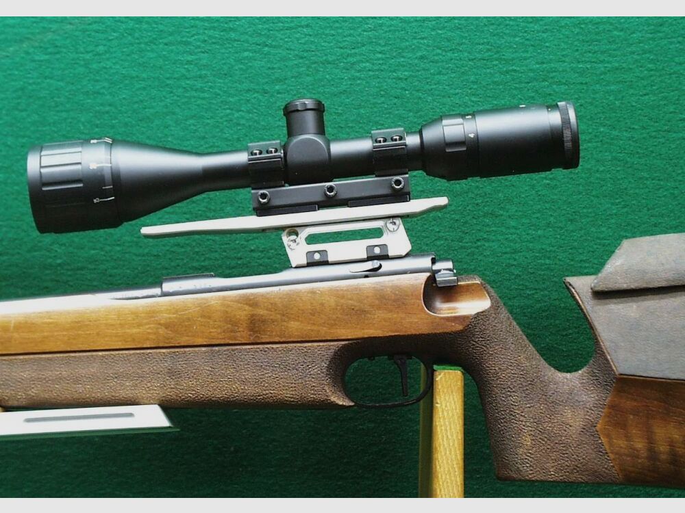 Walther match rifle with scope