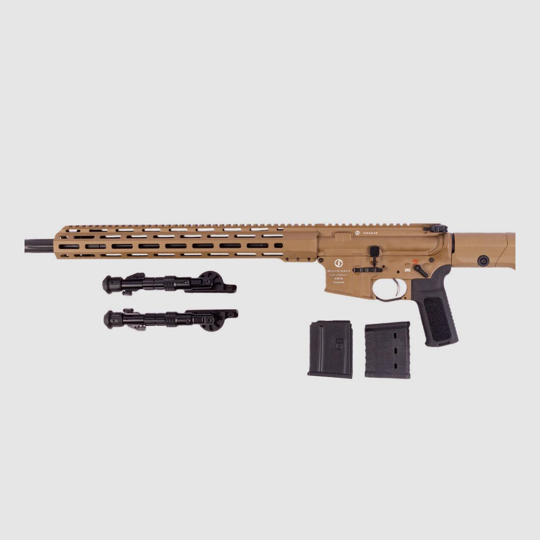 Schmeisser AR15 DMR FDE Facelift M-Lok - Kal .223 Rem