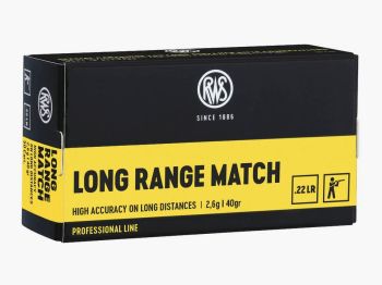 RWS .22 LONG RANGE MATCH 2,6g/40gr 50 St.