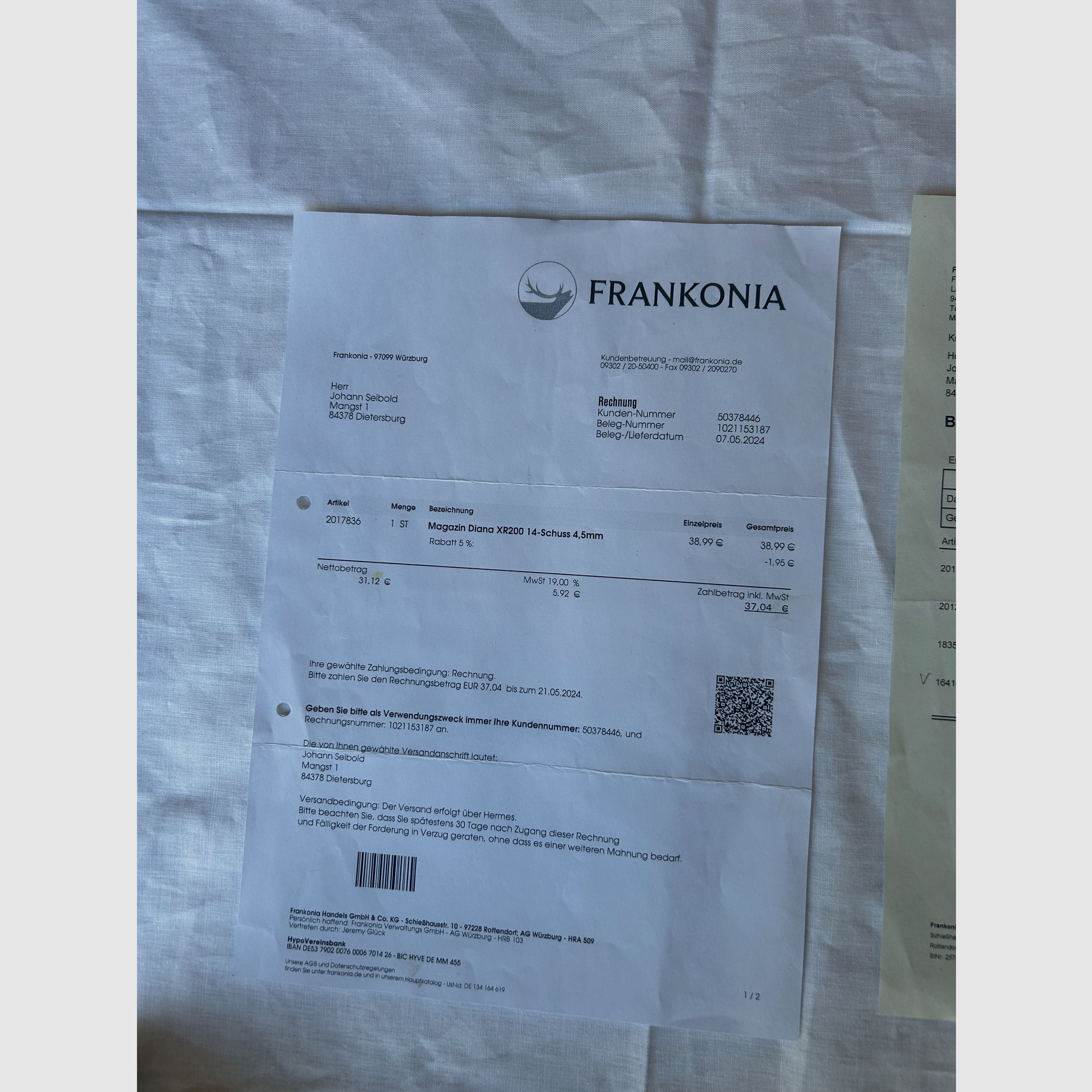 LG DIANA XR200PCP hout 4,5 mm, afbeelding 17 van 18