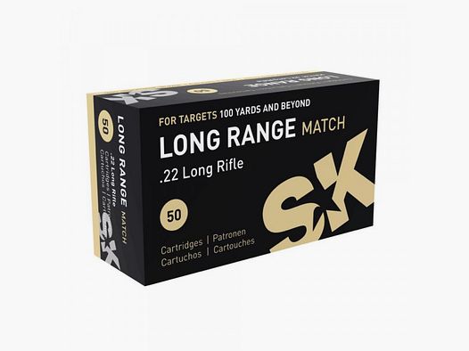 SK LONG RANGE MATCH - .22LR - 2,59 G / 40 GRS. - 50 STK