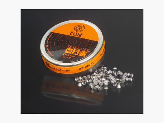 RWS DIABOLO CLUB 4,5 MM 0,45 G GLATT 500 STK