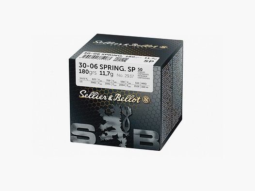 S&B 30-06 180 GRS / 11,7 G SP 50 STK SCHÜTTPACKUNG