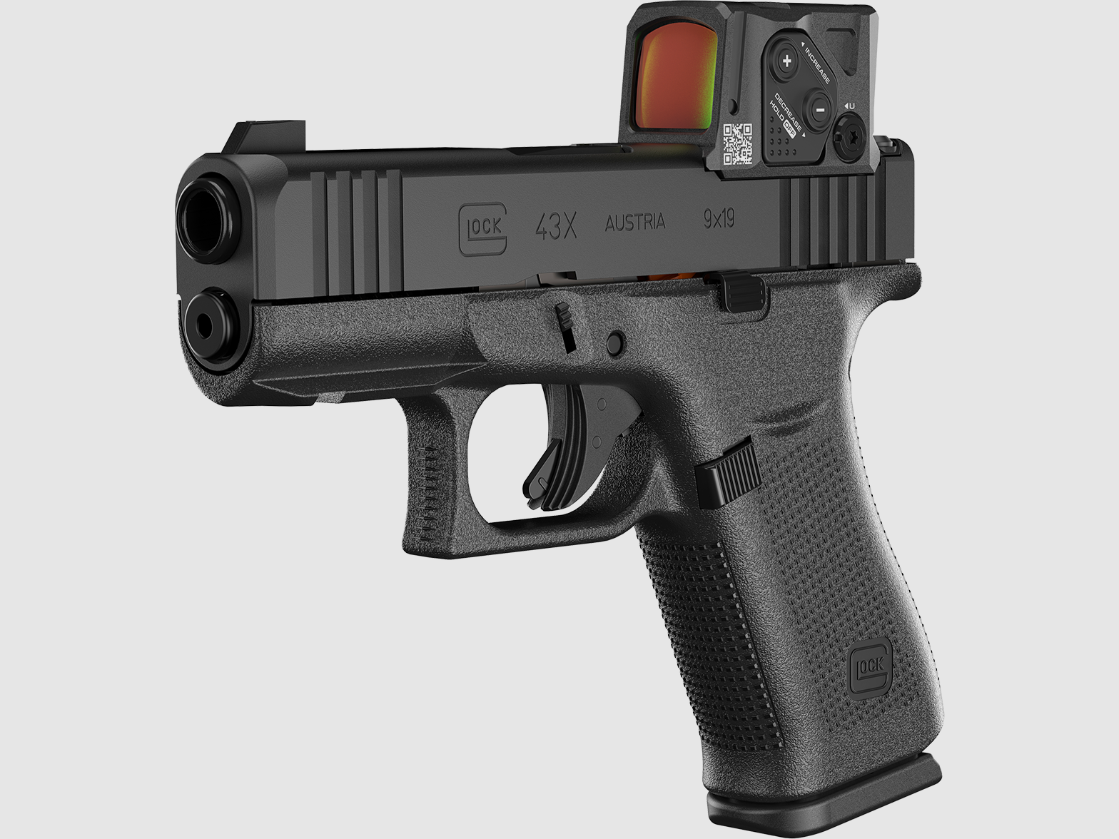 Glock 43X R/MOS08/FS Aimpoint COA Combo – 9mm Para
