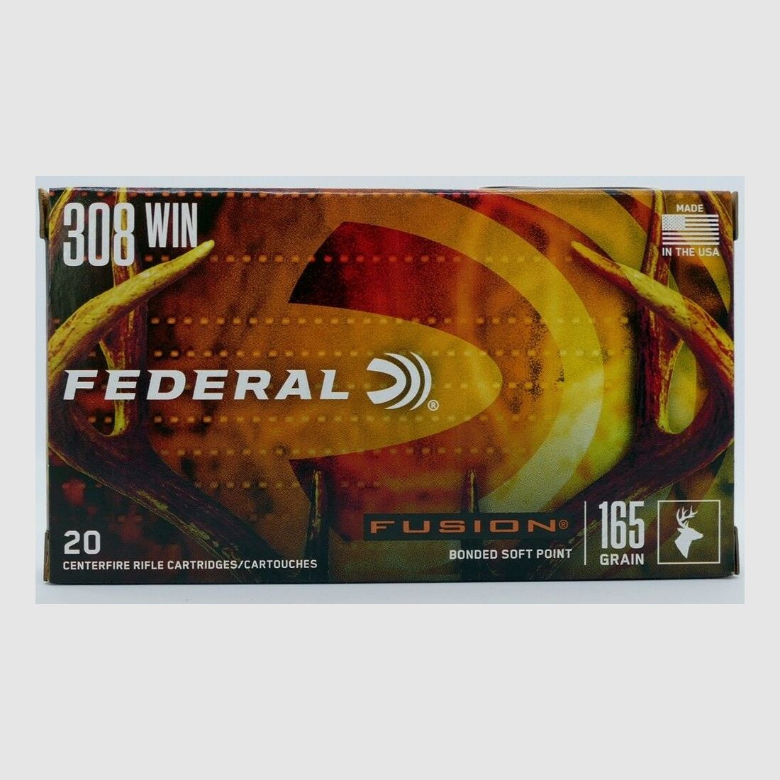 Federal .308 Win. FUSION 10,7g/165gr.
