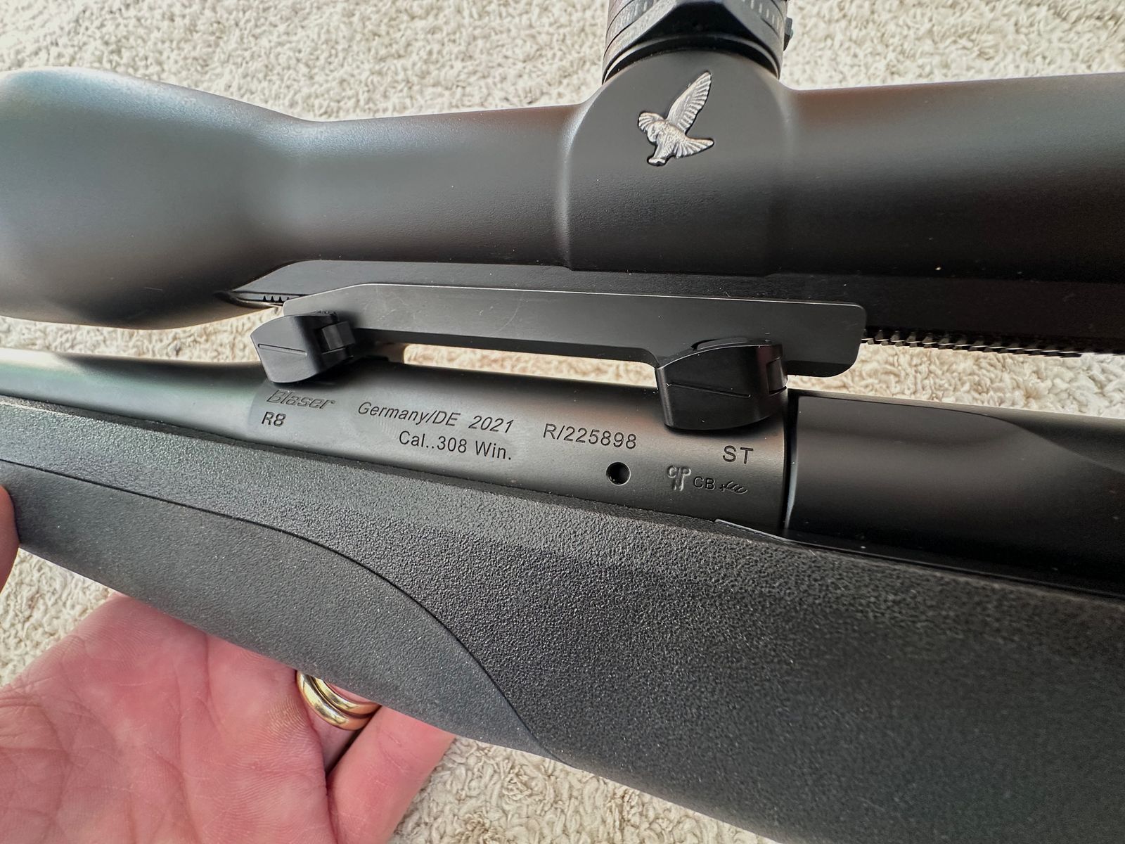 Blaser R8 .308, Swarovski Z6i 2-12x50