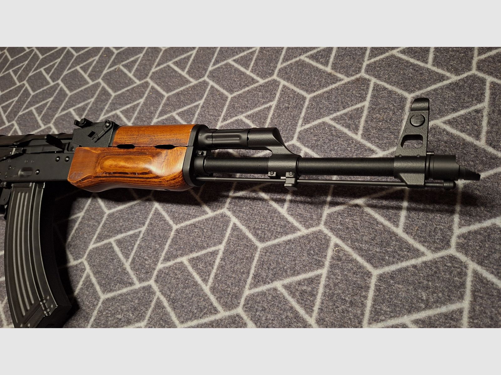 AK47 BEGADI SPORT AEG metal completo/madera real-NUEVO!