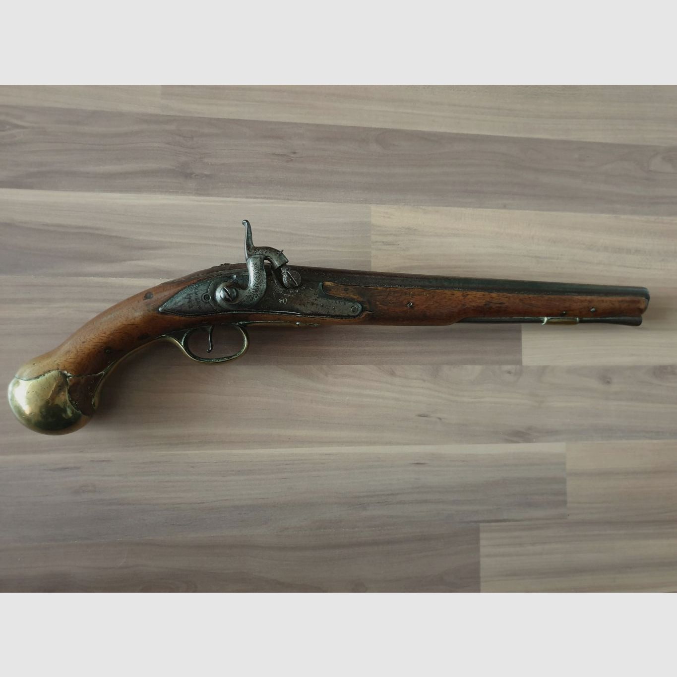 Englische Offizier-Pistole vor 1742