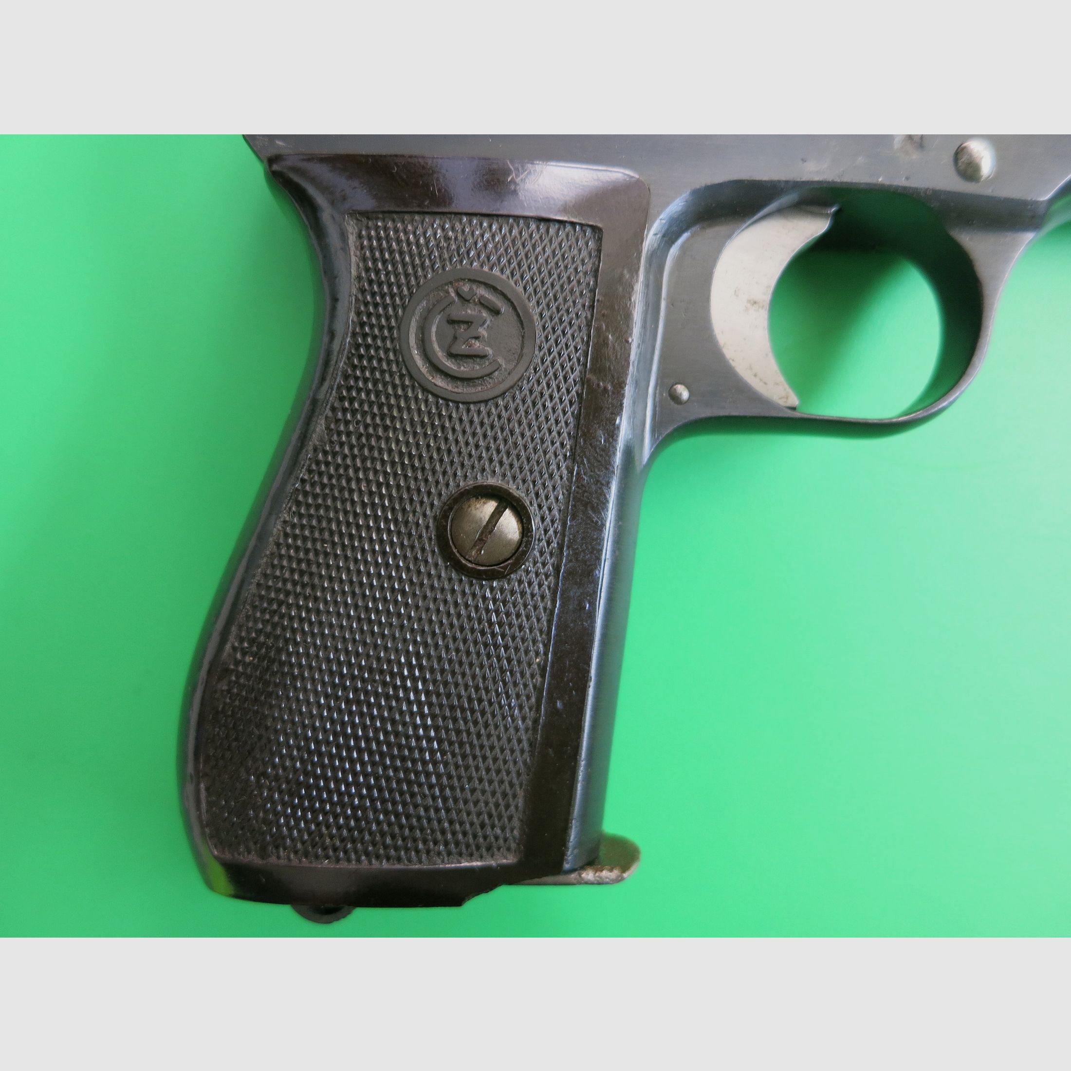 Pistole BÖHMISCHE WAFFENFABRIK (CZ) Mod.27, Kal. 7,65mm Browning, WaA76, WW2 Wehrmacht     #85