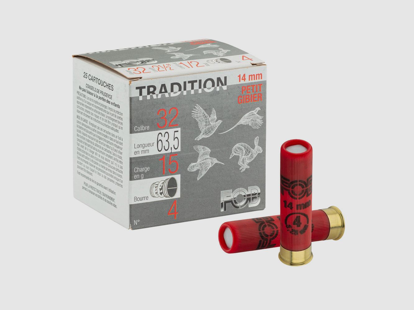 14mm CAL.32 FOB 15G BJ X25