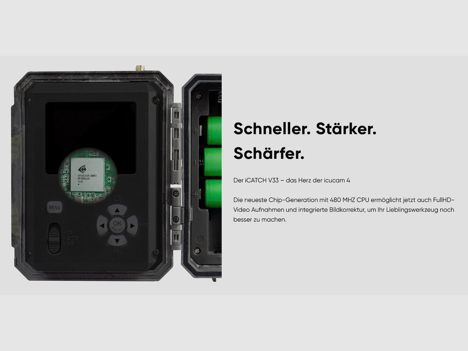 ICU 2022989 4G LTE Cam Wild und Überwachungskamera Funkkamera