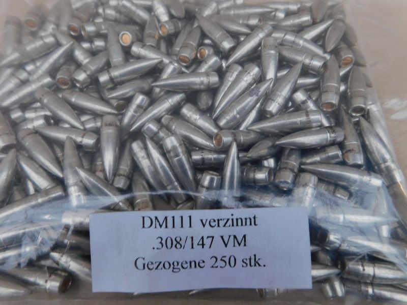 .30/.308/147grs Geschosse DM111 Vollmantel 1000 Stk