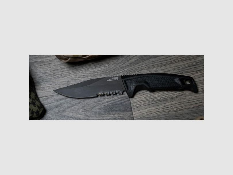 SOG Recondo FX Czarny częściowo ząbkowany nóż taktyczny, zdjęcie 15 z 24