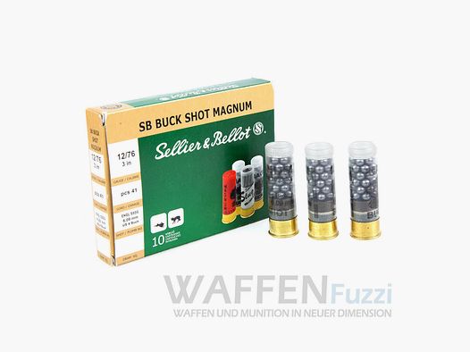 S&B 12/76 Buck Shot Magnum 6,1mm 10 schoten 53g