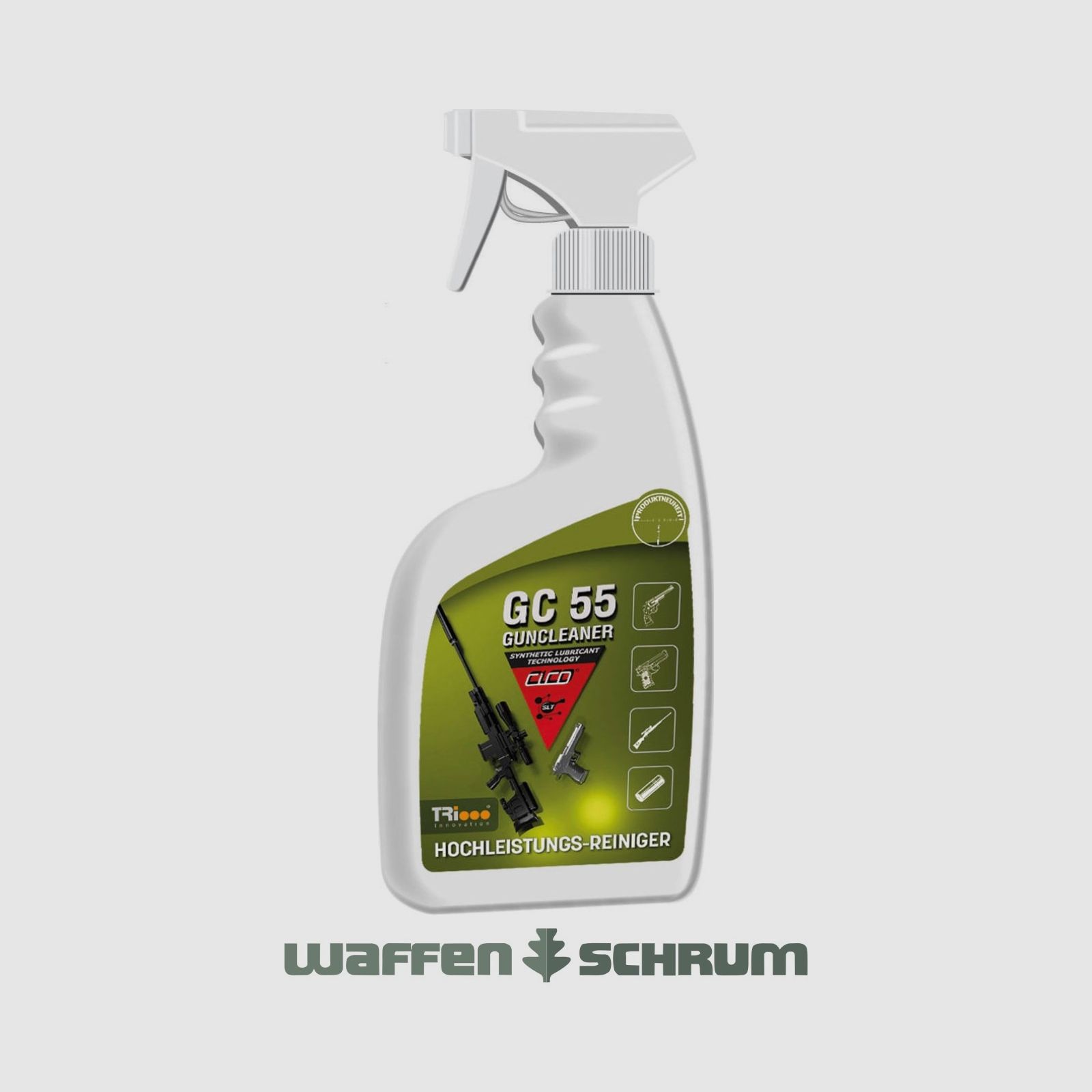 CICO Cuidado de armas Guncleaner GC55 Botella de spray de bomba 500ml