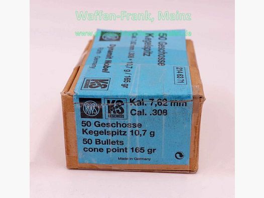RWS (WZd.Fa.Rottweil) rifle cartridges