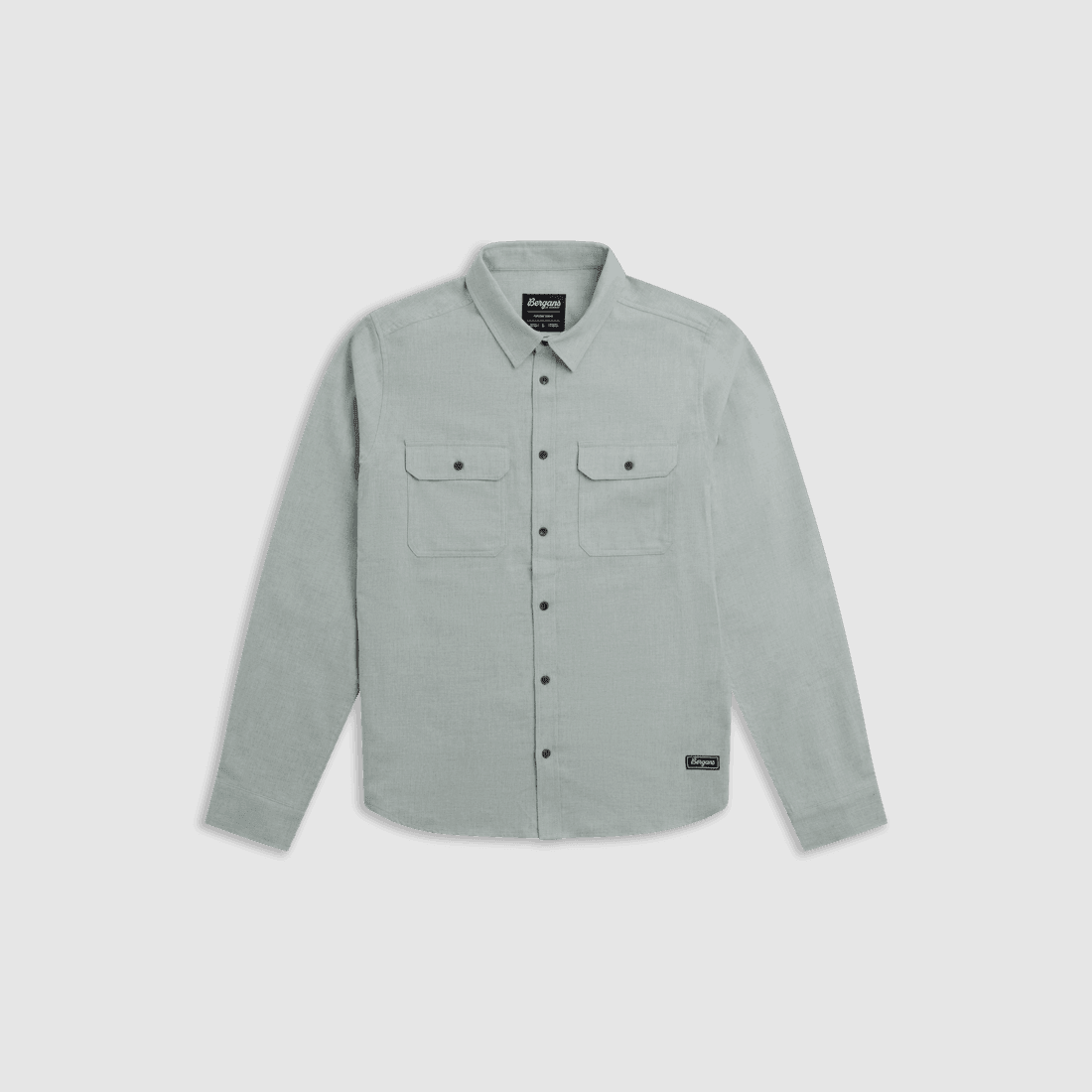 Bergans Nordmarka Flanellen Hemd Heren Dried Sage M