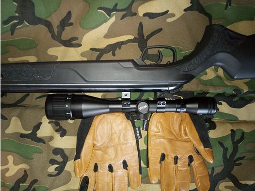 Luftgewehr Walter Centurion GT mit Zielfernrohr, Schalldämpfer und Tasche 