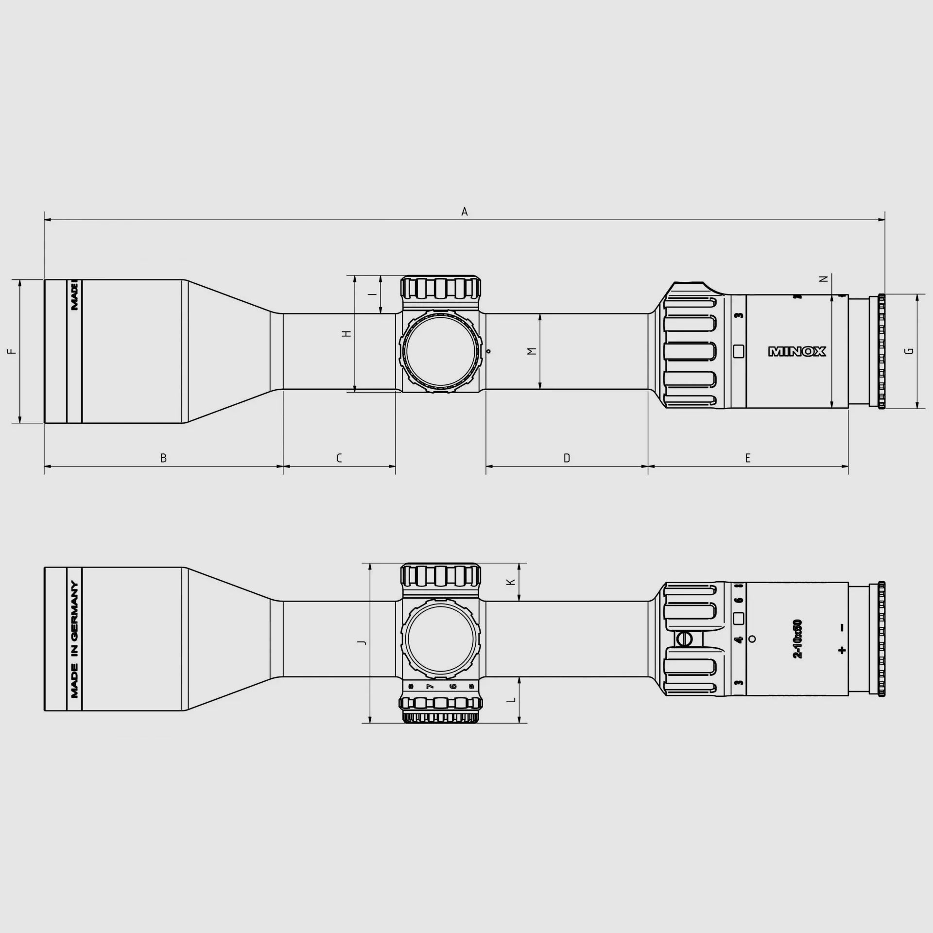 MINOX Allrounder 2-12×50 Zielfernrohr