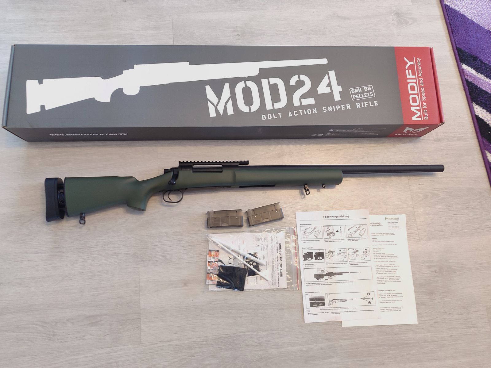 Modify Mod24 SF Airsoft Sniper gewehr, sehr guter Zustand nur wenig benutzt