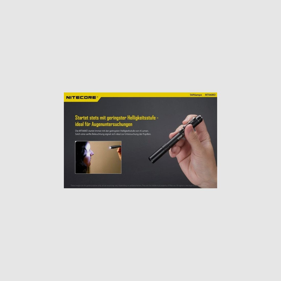 NITECORE LED FLASHLIGHT MT06 MEDICAL - 180 Lumens (without batteries), image 4 of 6