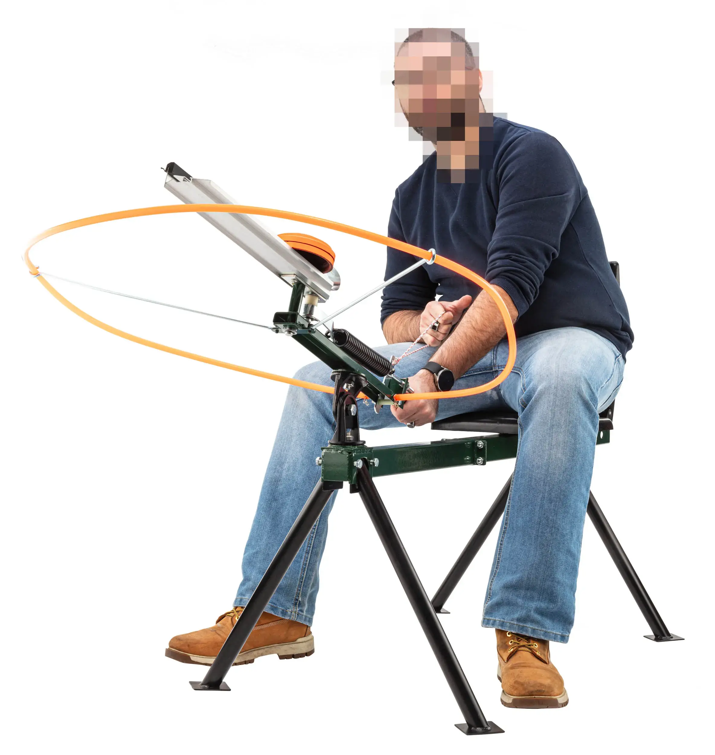 Lanzador de platos Ball Trap con asiento, imagen 18 de 18