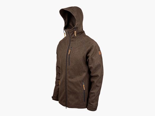Men's jacket "Hooded Raudi", brown