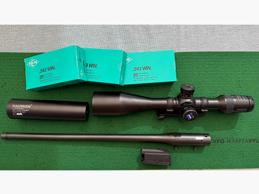 Blaser R8 Wechsellauf .243 Win mit Hausken 184 XTRM MK2 und Zeiss 6-24x56 FL