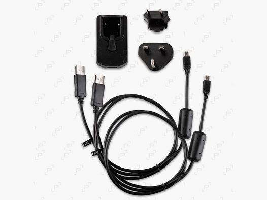 GARMIN power charger with adapters and Micro-USB and Mini-USB cables